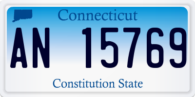 CT license plate AN15769