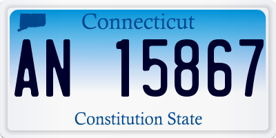CT license plate AN15867