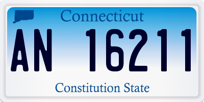 CT license plate AN16211