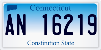 CT license plate AN16219