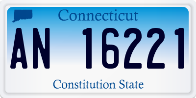 CT license plate AN16221