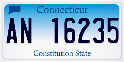 CT license plate AN16235