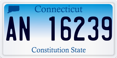 CT license plate AN16239