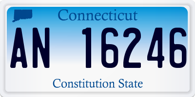CT license plate AN16246