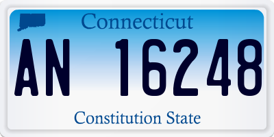 CT license plate AN16248
