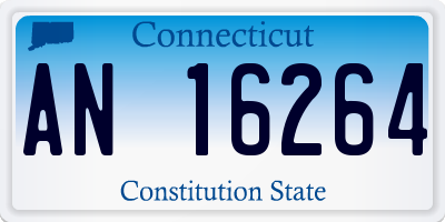 CT license plate AN16264