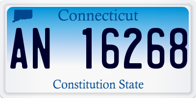 CT license plate AN16268