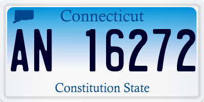 CT license plate AN16272