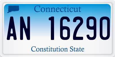 CT license plate AN16290