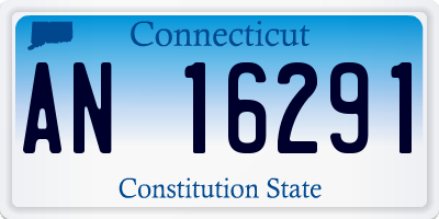 CT license plate AN16291