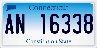 CT license plate AN16338