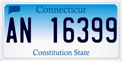 CT license plate AN16399
