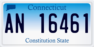 CT license plate AN16461