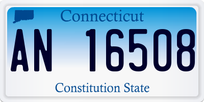 CT license plate AN16508