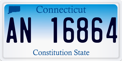 CT license plate AN16864