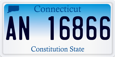CT license plate AN16866