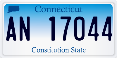 CT license plate AN17044