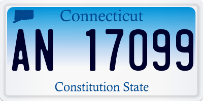 CT license plate AN17099
