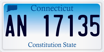 CT license plate AN17135