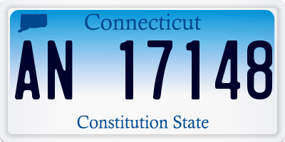 CT license plate AN17148