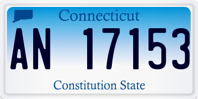 CT license plate AN17153