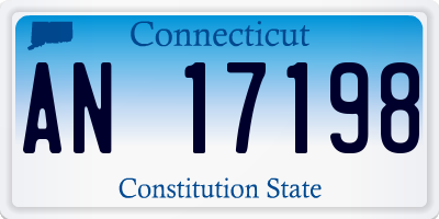 CT license plate AN17198