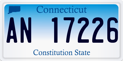 CT license plate AN17226