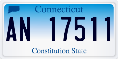 CT license plate AN17511