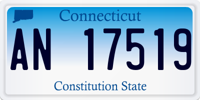 CT license plate AN17519