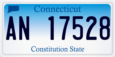 CT license plate AN17528