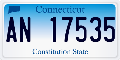 CT license plate AN17535