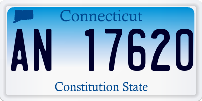 CT license plate AN17620