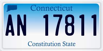 CT license plate AN17811