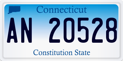 CT license plate AN20528