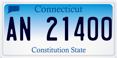 CT license plate AN21400