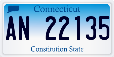 CT license plate AN22135