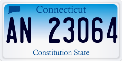 CT license plate AN23064