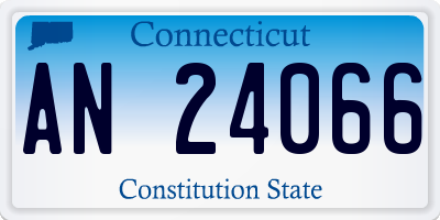 CT license plate AN24066