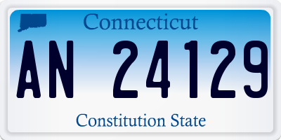 CT license plate AN24129