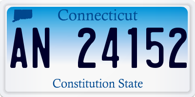 CT license plate AN24152