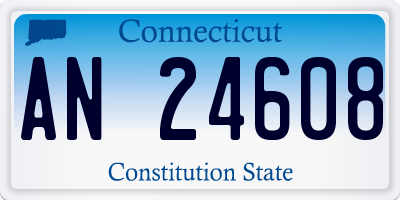 CT license plate AN24608
