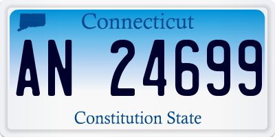 CT license plate AN24699