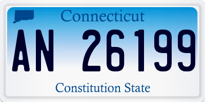 CT license plate AN26199