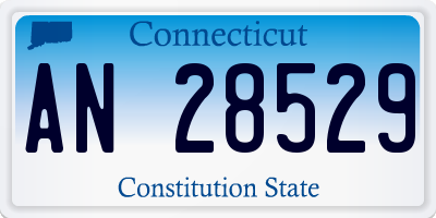 CT license plate AN28529