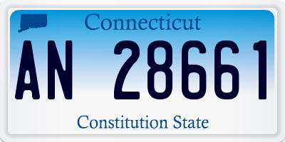 CT license plate AN28661