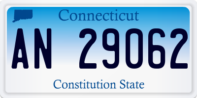 CT license plate AN29062