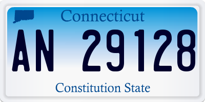 CT license plate AN29128