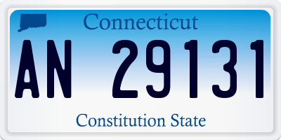 CT license plate AN29131