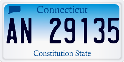 CT license plate AN29135