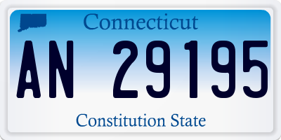 CT license plate AN29195